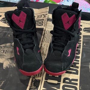 Jordan Kids Sneakers Black and Pink